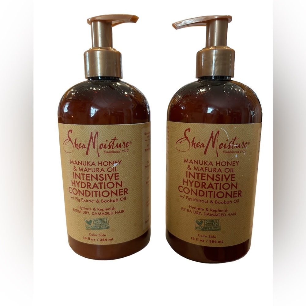 2 SheaMoisture Intensive Hydration Conditioner Manuka Honey Marfura Oil 13 oz